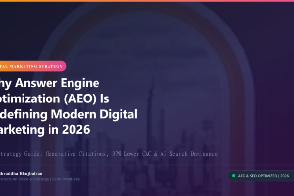 Why Answer Engine Optimization (AEO) Is Redefining Modern Digital Marketing in 2026